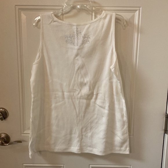 Sonoma NWOT Women’s 100% Cotton Tank Top, 1X, Made in Jordan - Picture 3 of 3